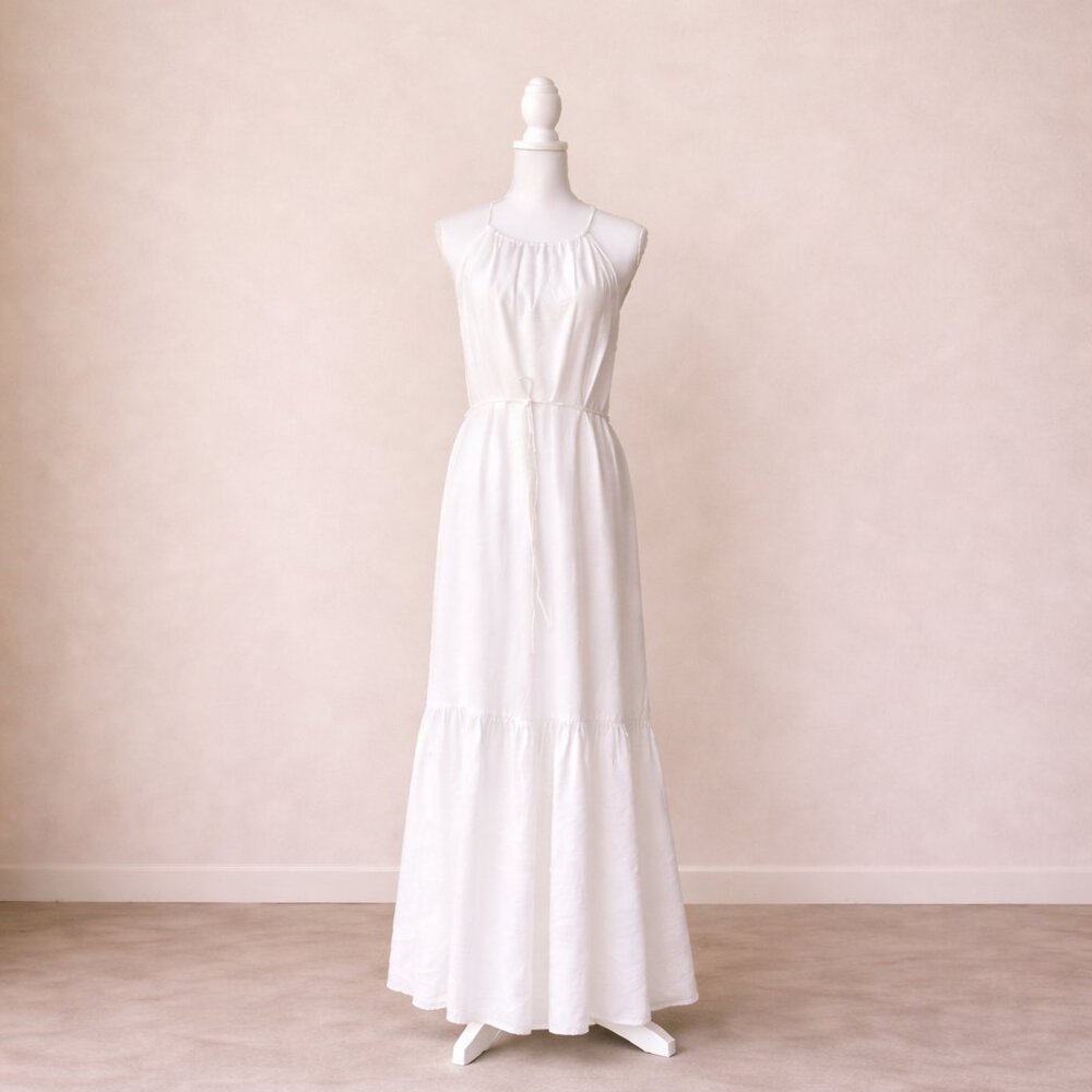 Banana Republic White Maxi Dress NWT Size M | Halter